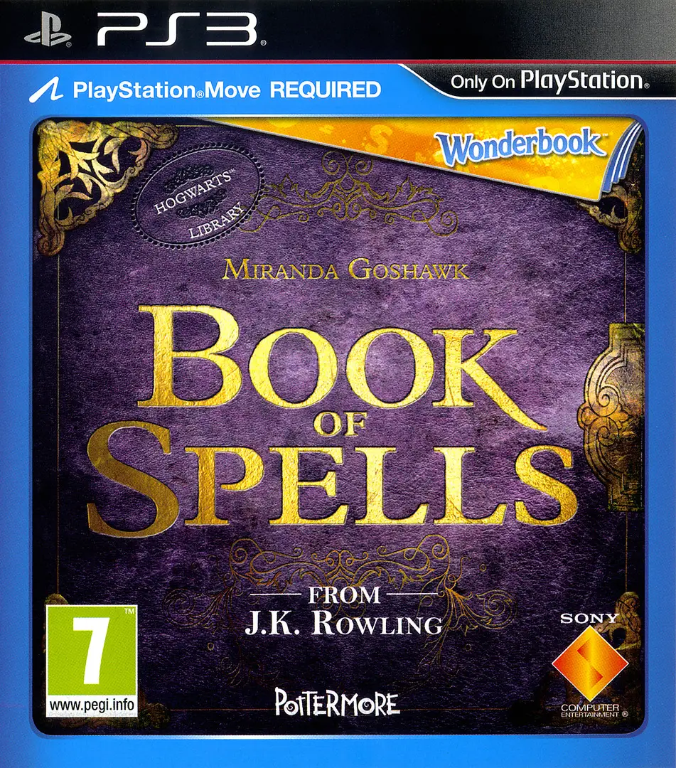 Capa de Wonderbook: Book of Spells