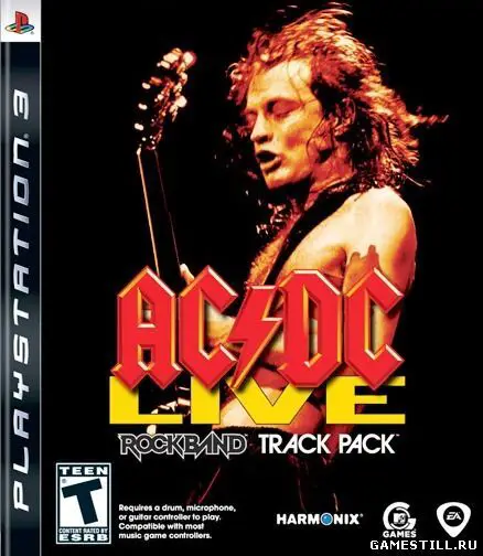 Capa de AC/DC Live: Rock Band Track Pack