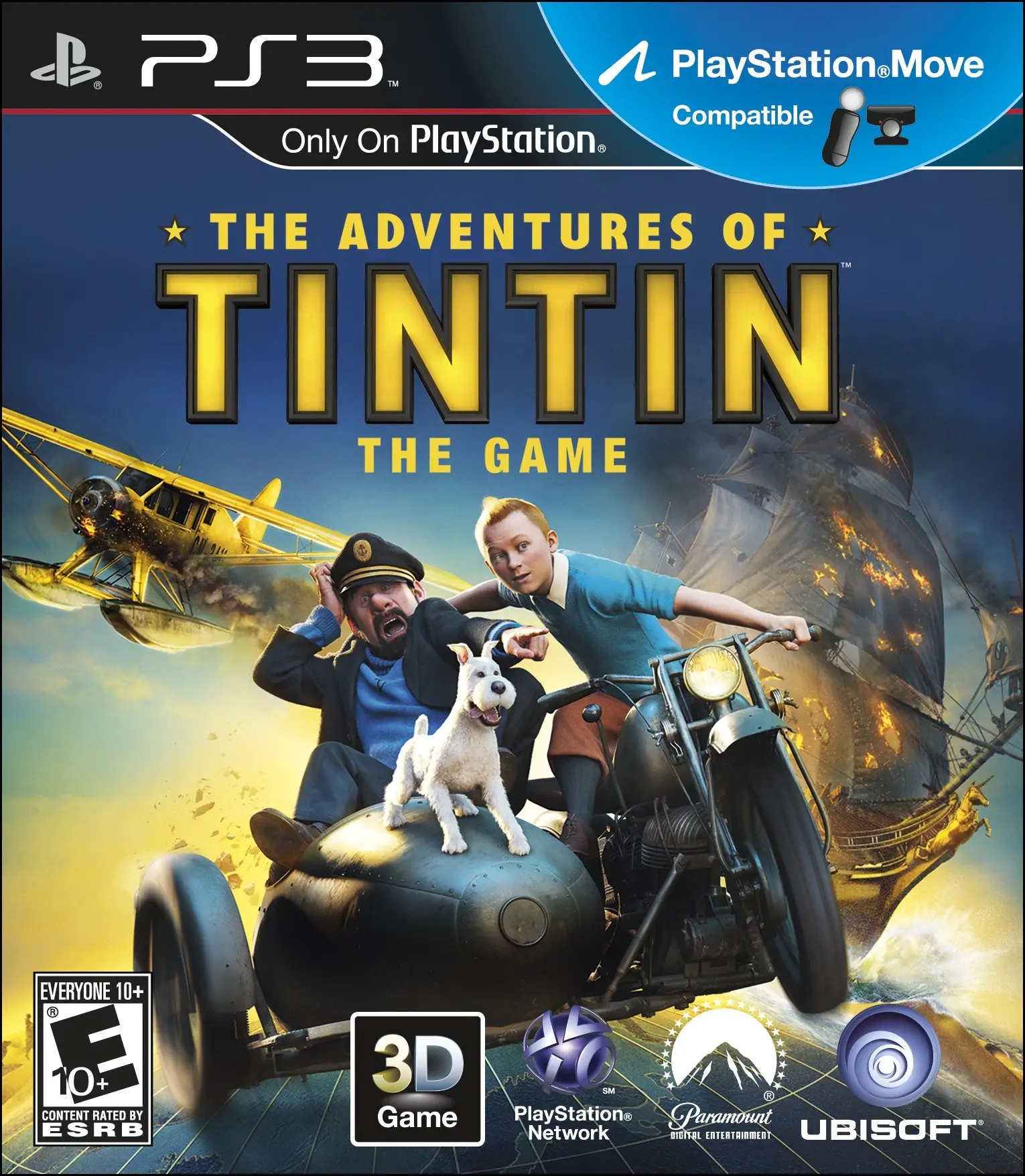 Capa de Adventures of Tintin: The Game
