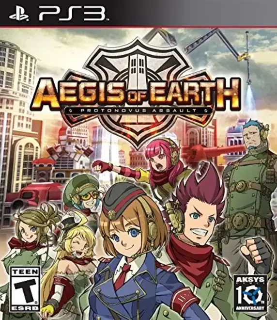 Capa de Aegis of Earth: Protonovus Assault