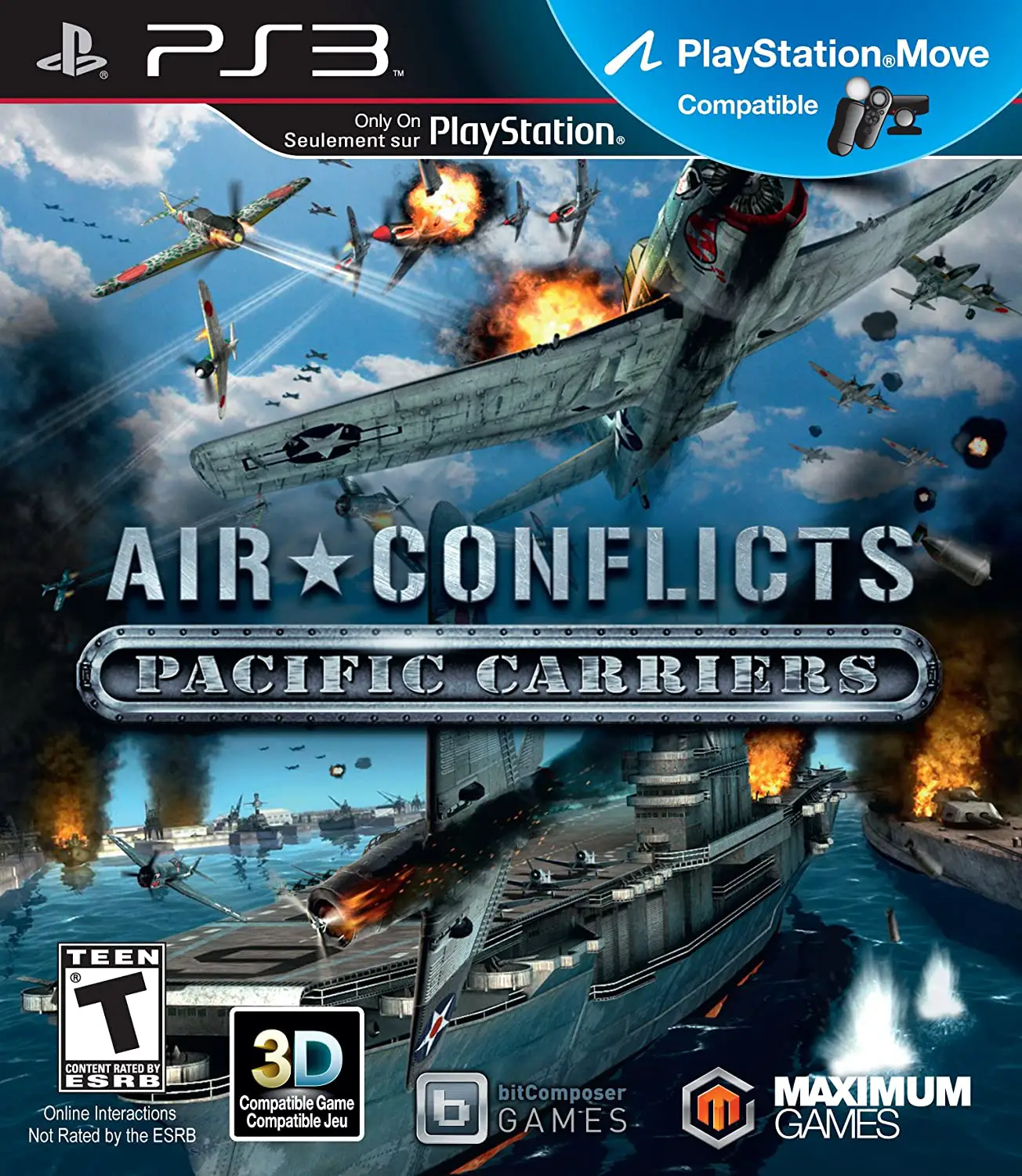 Capa de Air Conflicts: Pacific Carriers