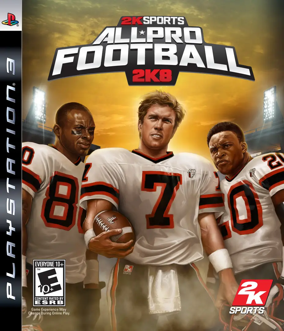 Capa de All-Pro Football 2K8