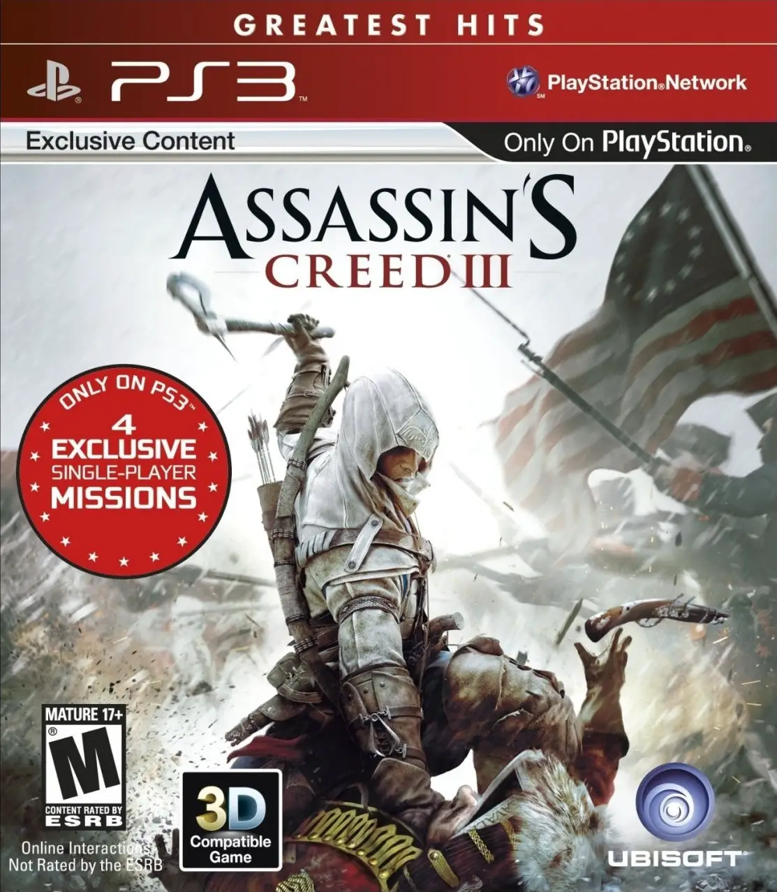 Capa de Assassin's Creed III [Greatest Hits]