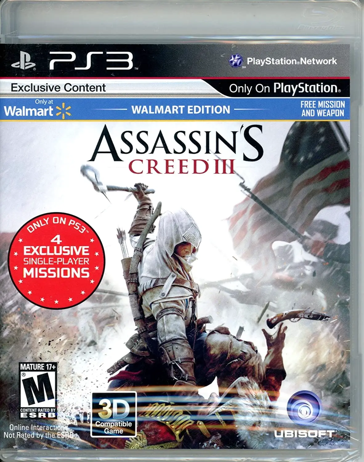 Capa de Assassin's Creed III [Walmart Edition]