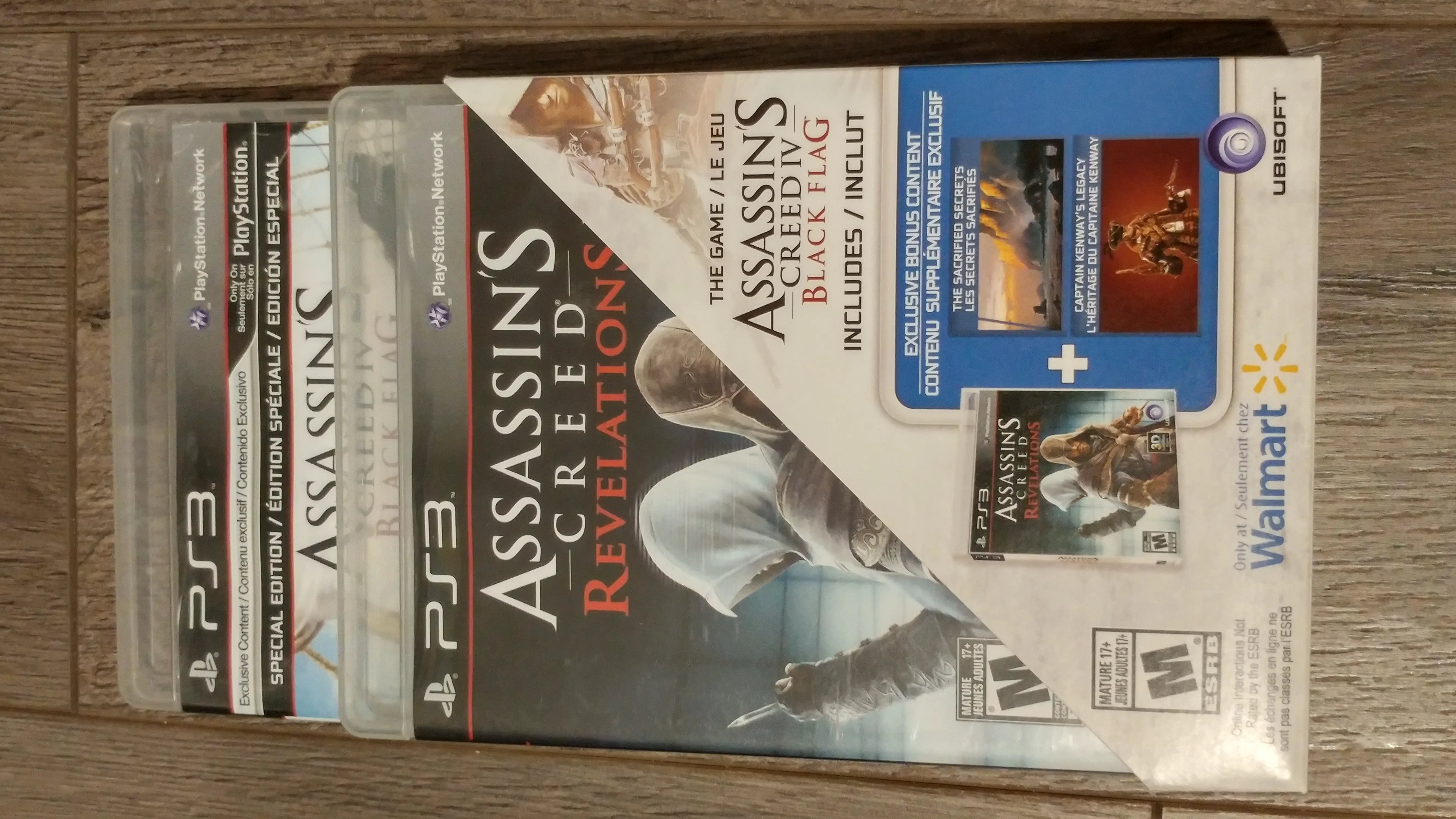 Capa de Assassin's Creed IV: Black Flag + Assassin's Creed Revelations - Walmart Double Pack