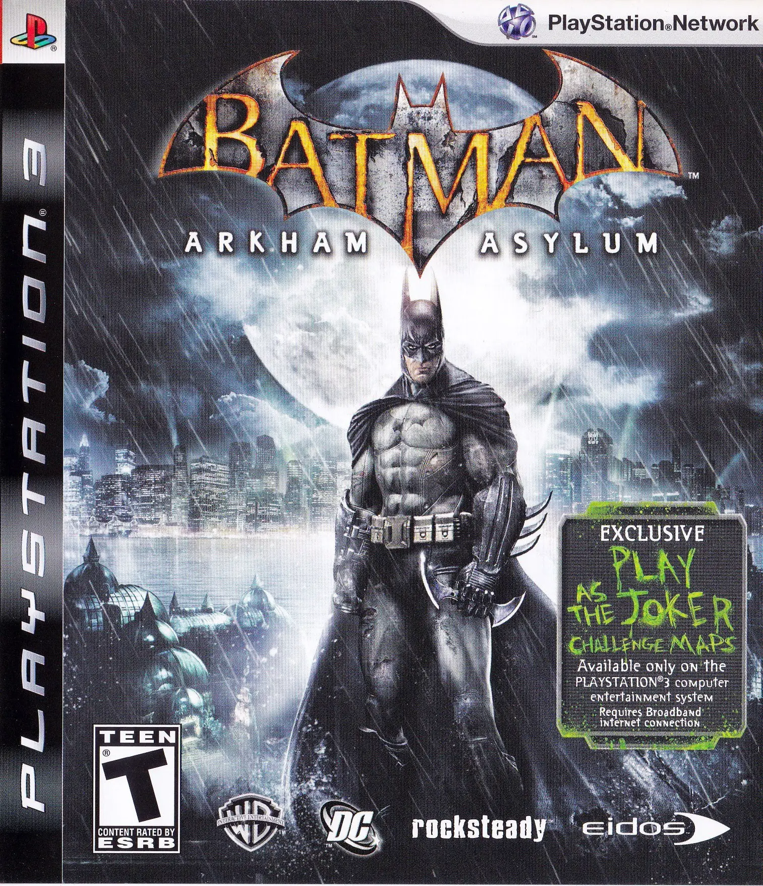 Capa de Batman: Arkham Asylum