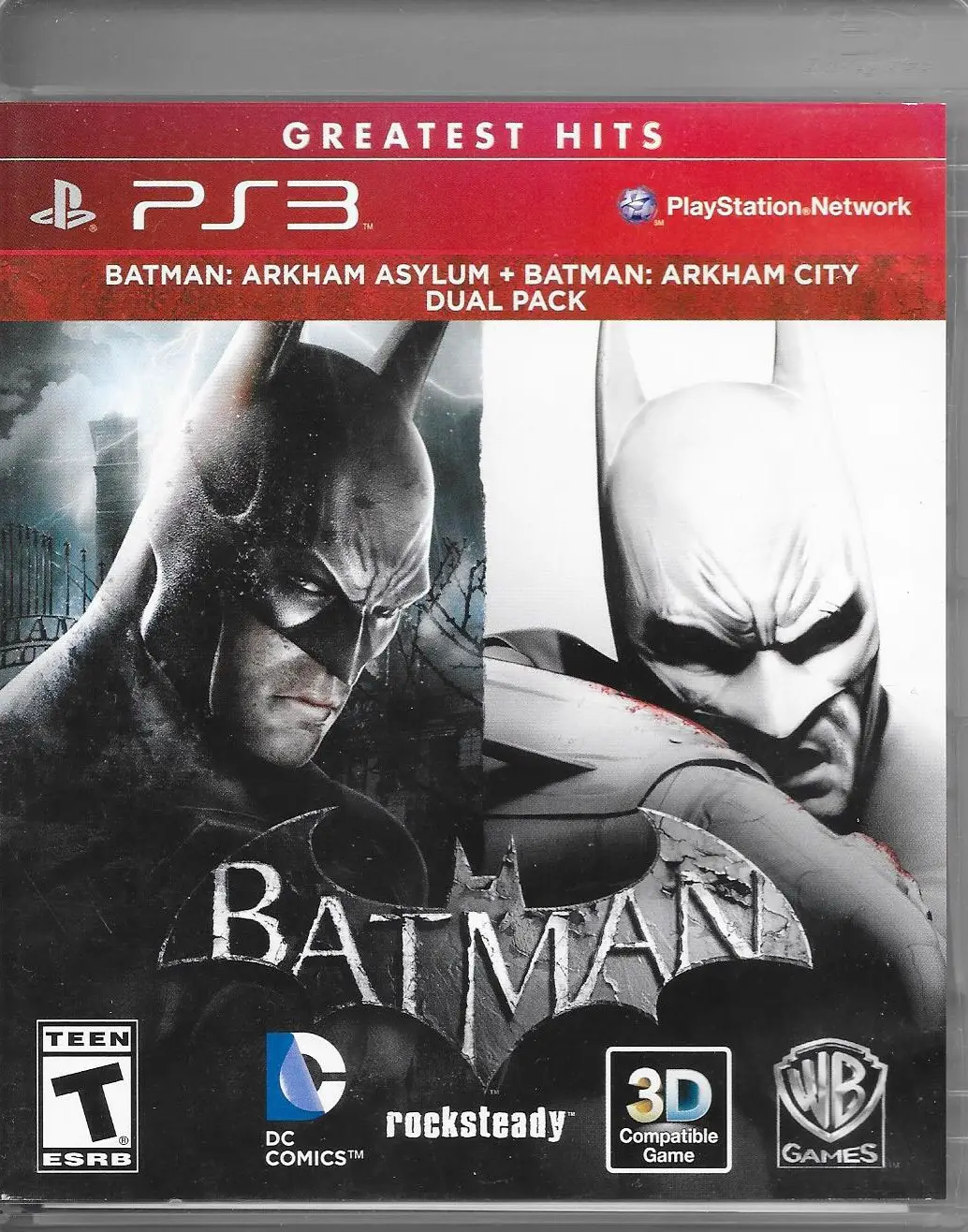 Capa de Batman: Arkham Dual Pack