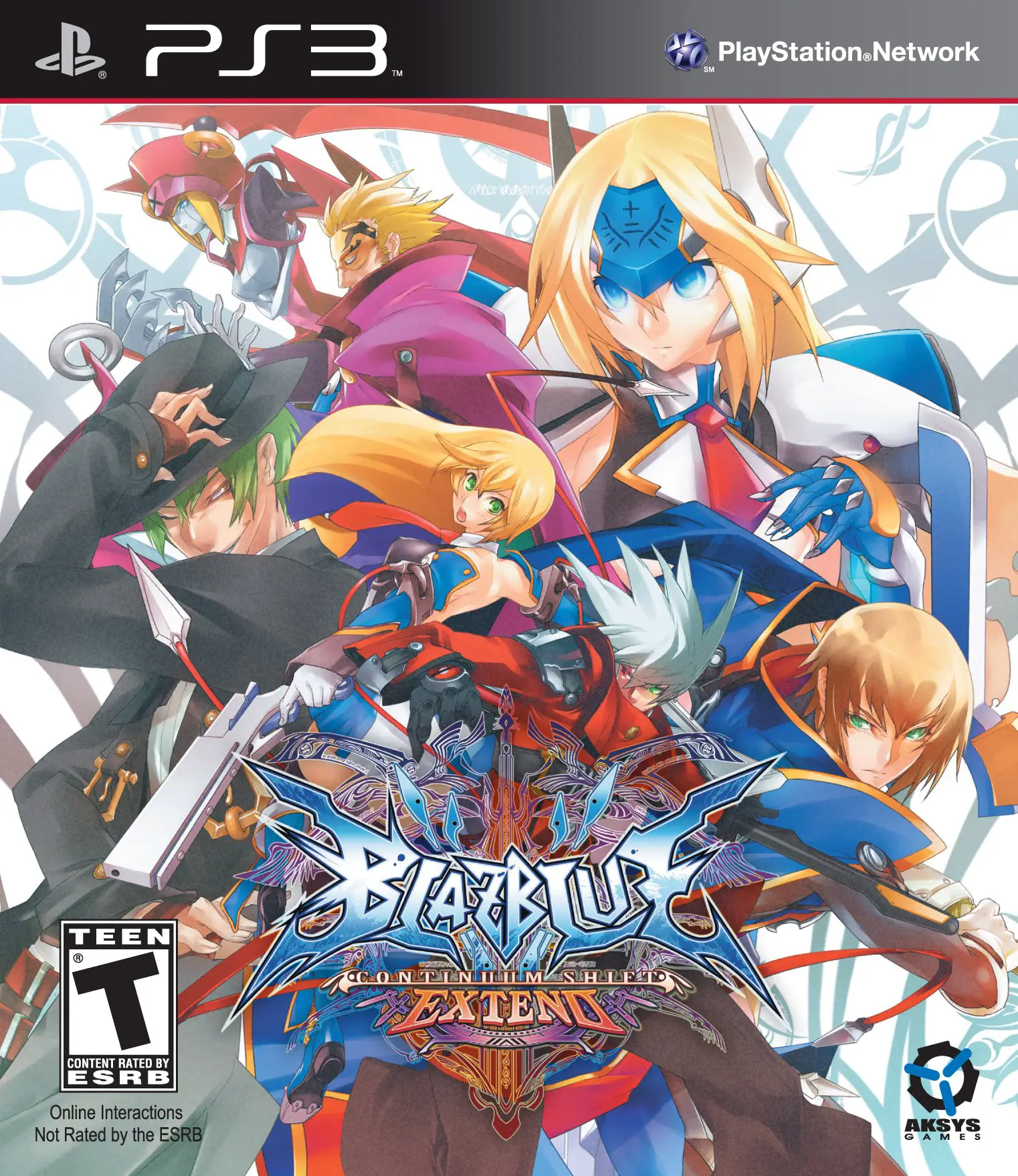 Capa de BlazBlue: Continuum Shift Extend