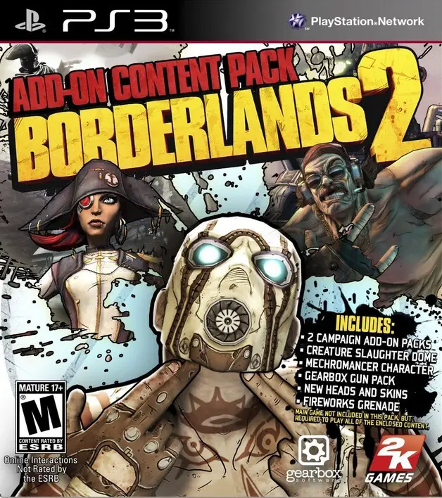Capa de Borderlands 2: Add-On Content Pack