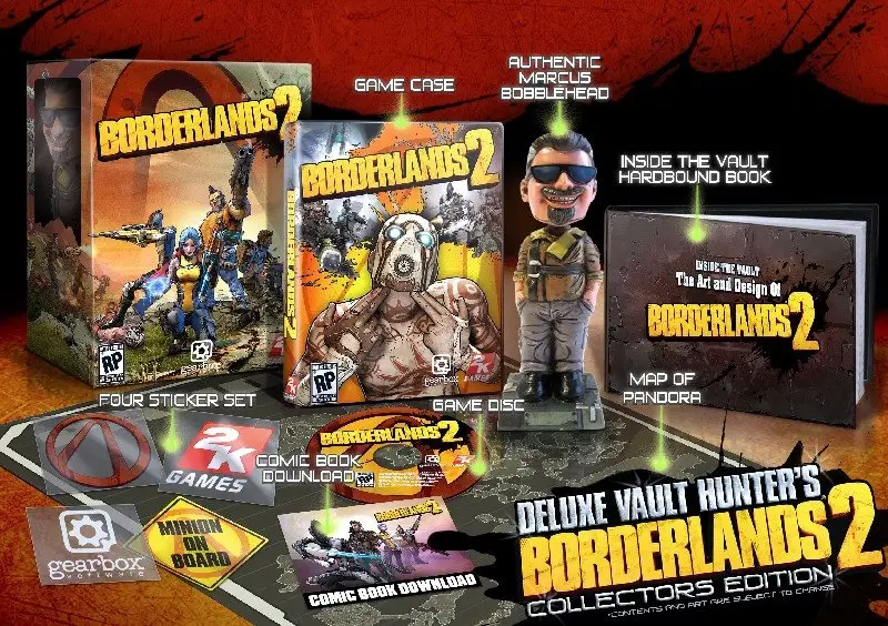 Capa de Borderlands 2 [Deluxe Vault Hunter's Collector's Edition]