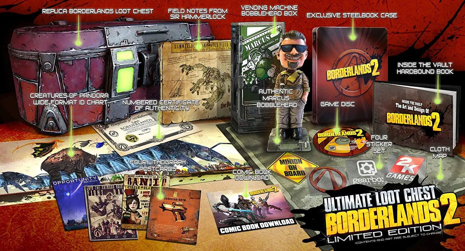 Capa de Borderlands 2 [Ultimate Loot Chest Limited Edition]
