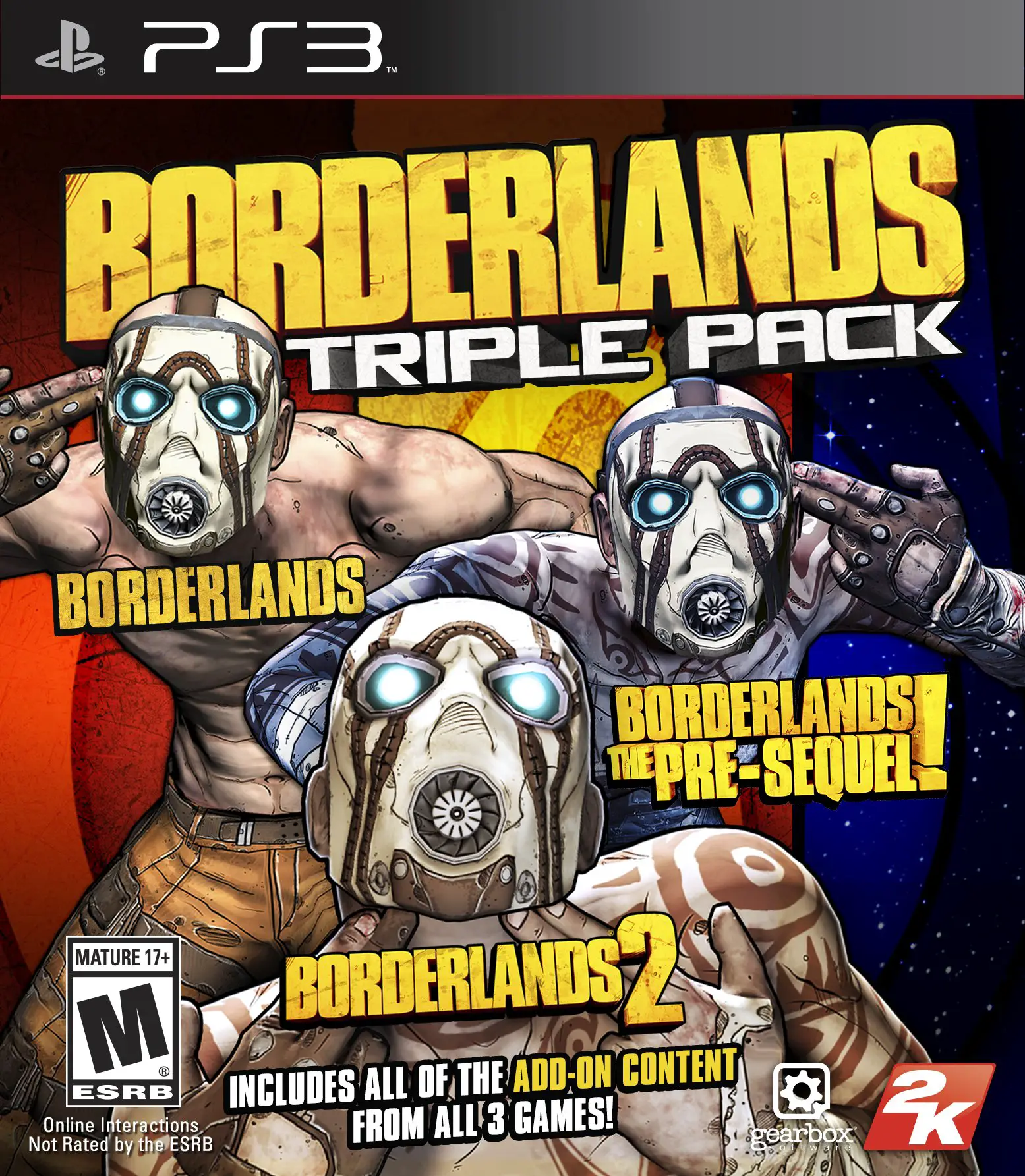 Capa de Borderlands Triple Pack