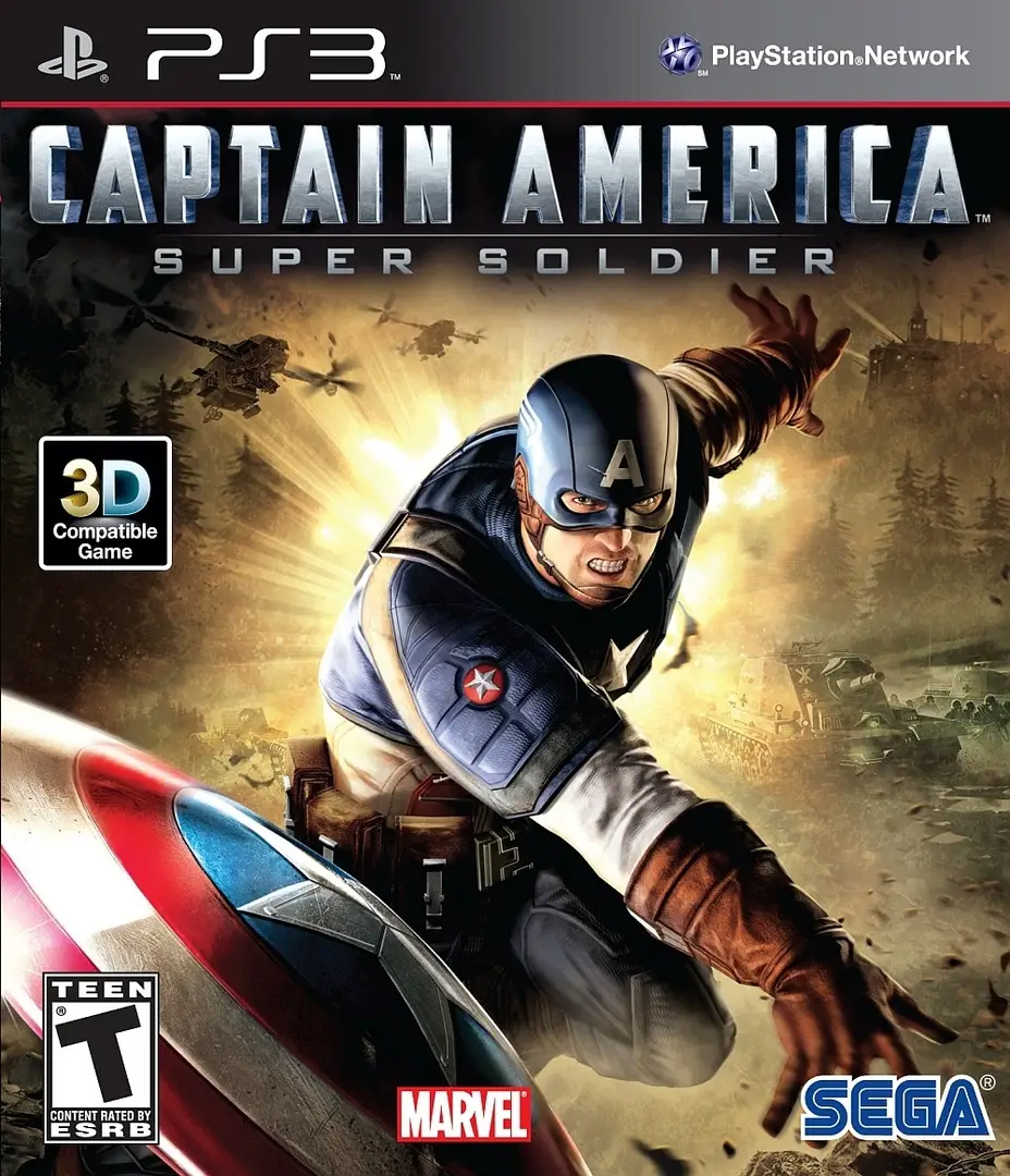 Capa de Captain America: Super Soldier