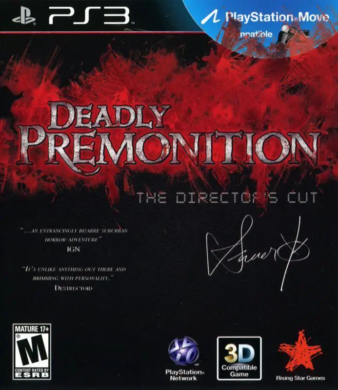 Capa de Deadly Premonition: The Director's Cut