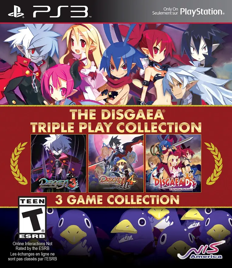 Capa de Disgaea Triple Play Collection