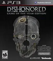 Capa de Dishonored Game of the Year