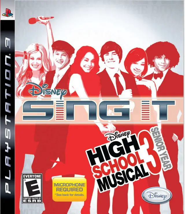 Capa de Disney Sing It: High School Musical 3: Senior Year