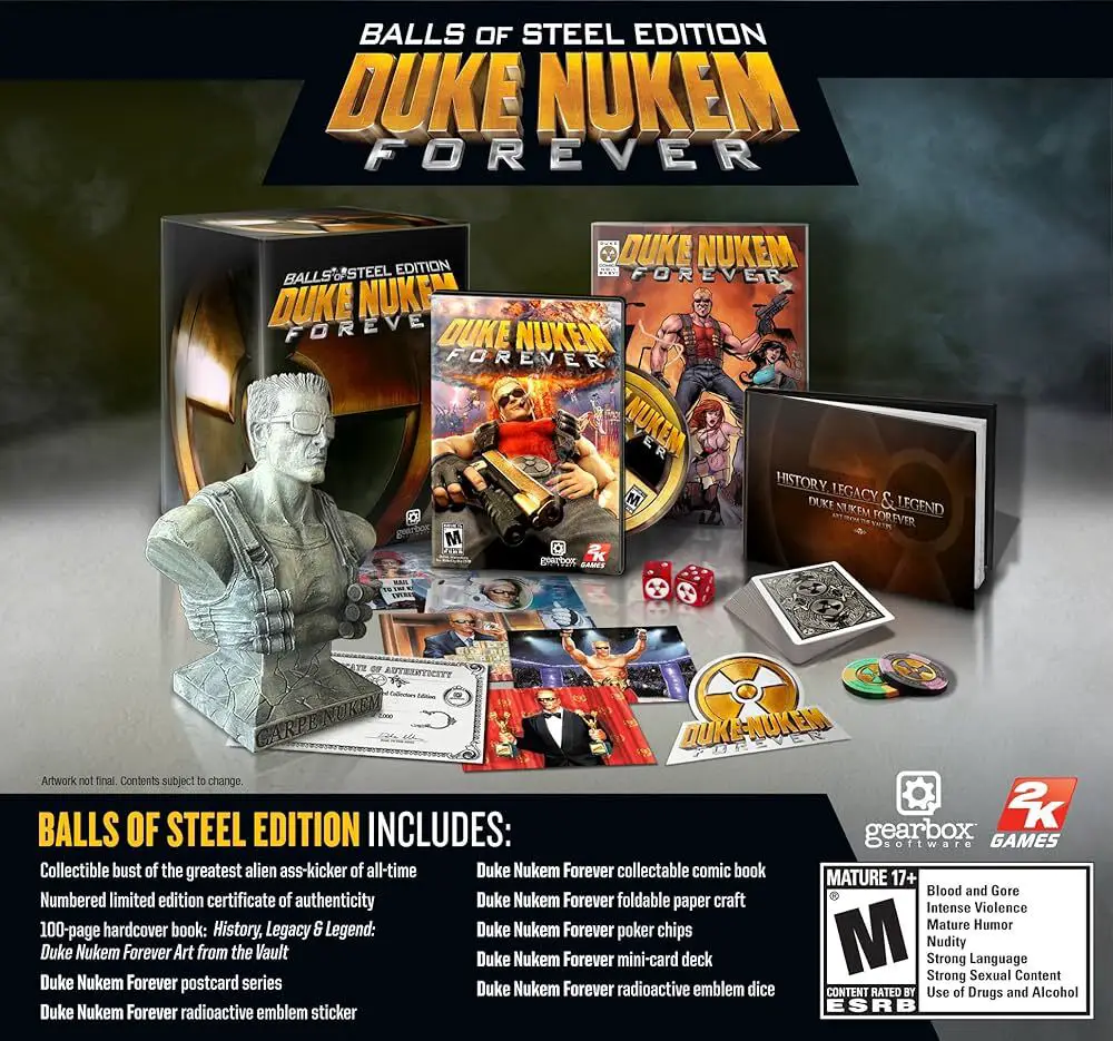 Capa de Duke Nukem Forever [Balls of Steel Edition]