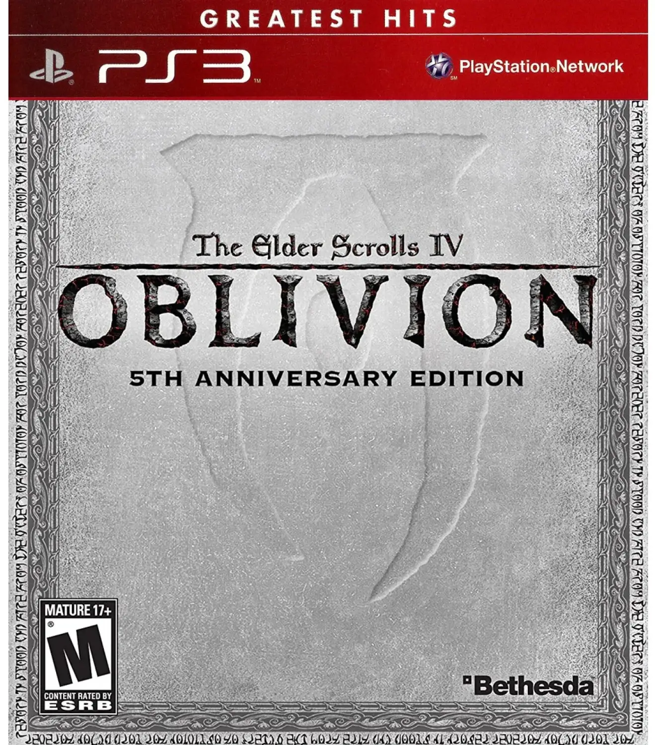 Capa de Elder Scrolls IV: Oblivion 5th Anniversary Edition [Greatest Hits]