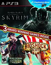 Capa de Elder Scrolls V: Skyrim / BioShock Infinite