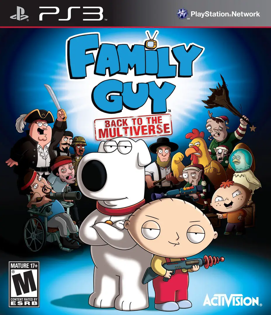 Capa de Family Guy: Back to the Multiverse