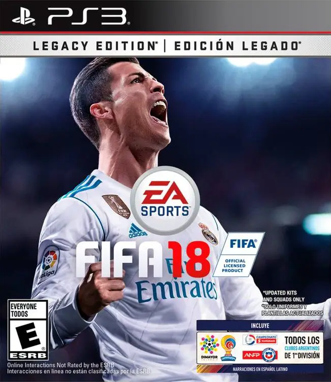 Capa de FIFA 18: Legacy Edition