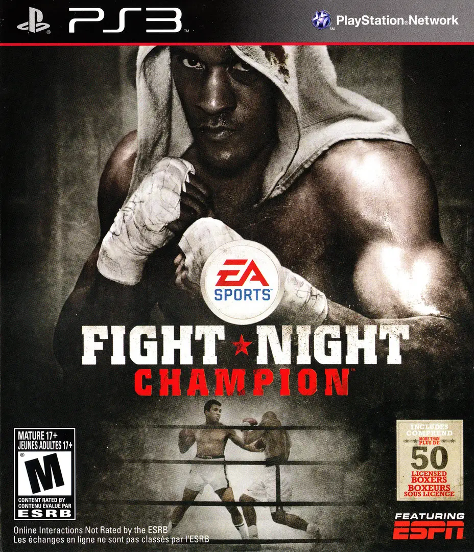 Capa de Fight Night Champion