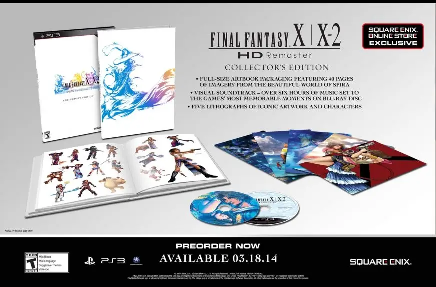 Capa de Final Fantasy X / X-2 HD Remaster [Collector's Edition]