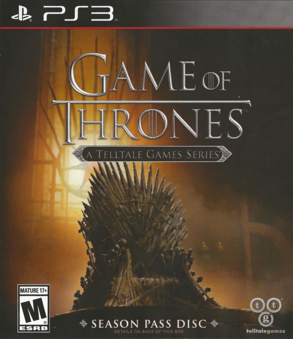 Capa de Game of Thrones: A Telltale Games Series