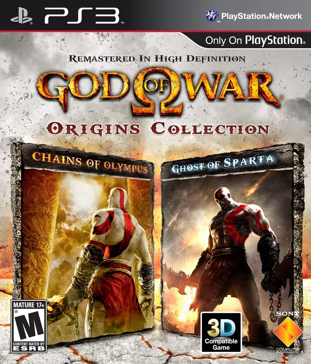 Capa de God of War: Origins Collection
