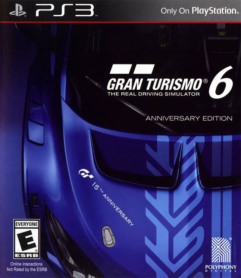 Capa de Gran Turismo 6 [Anniversary Edition]