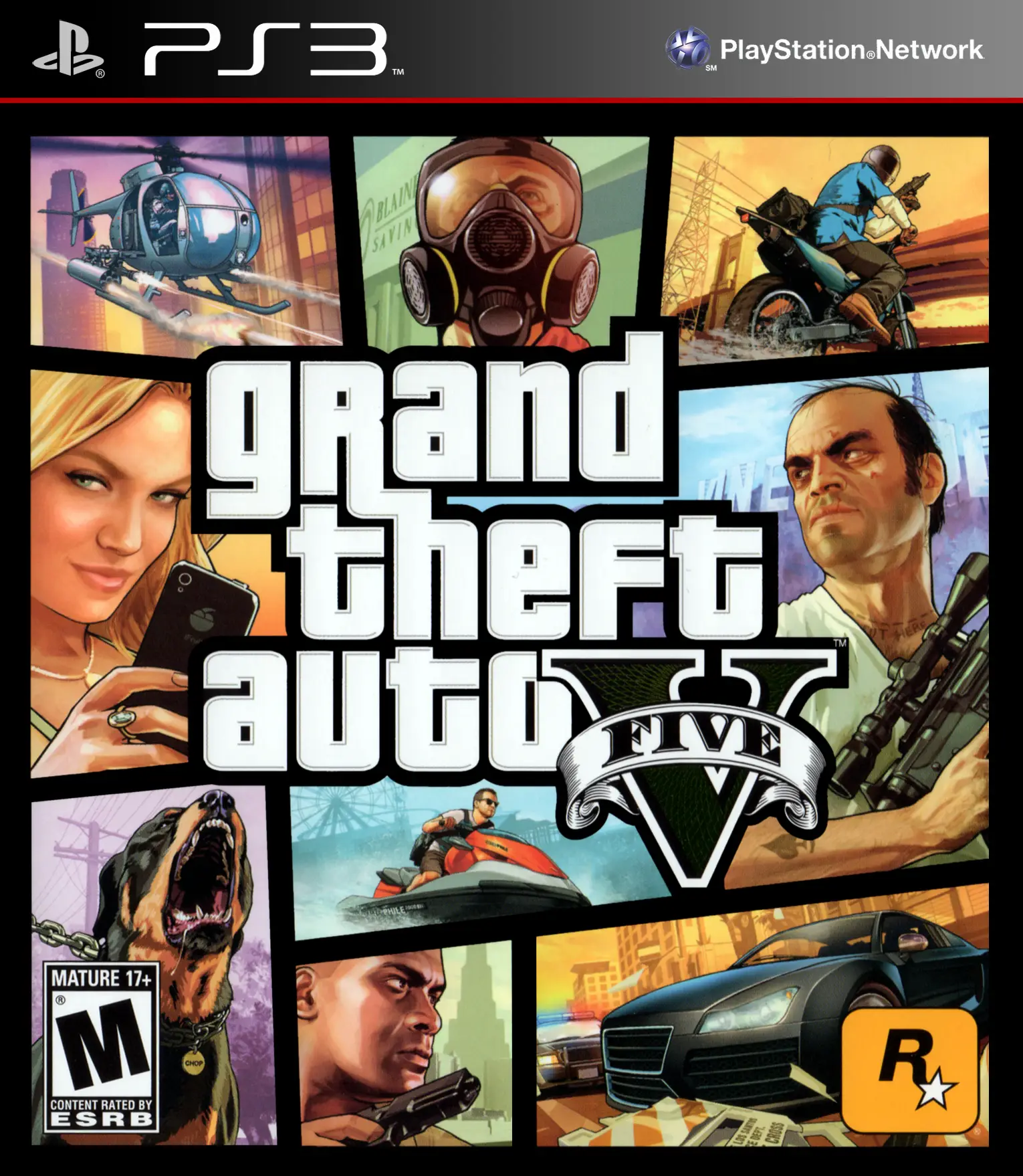 Capa de Grand Theft Auto V