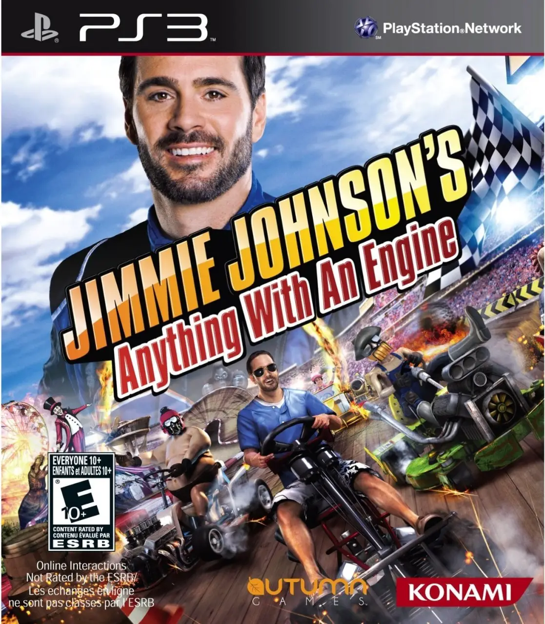 Capa de Jimmie Johnson's Anything with an Engine