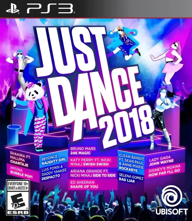 Capa de Just Dance 2018