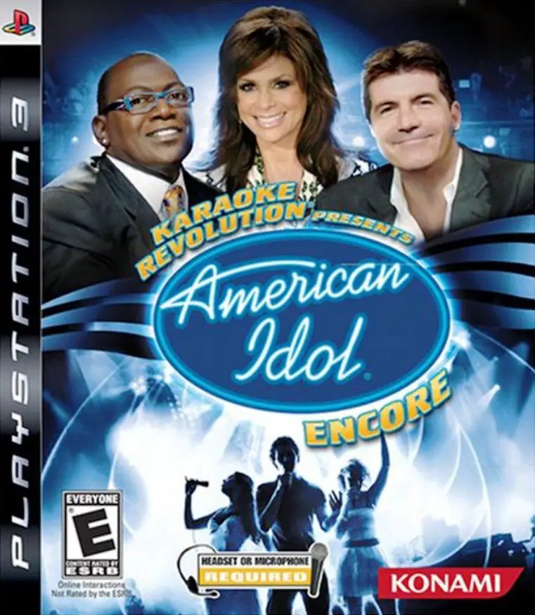 Capa de Karaoke Revolution Presents: American Idol Encore