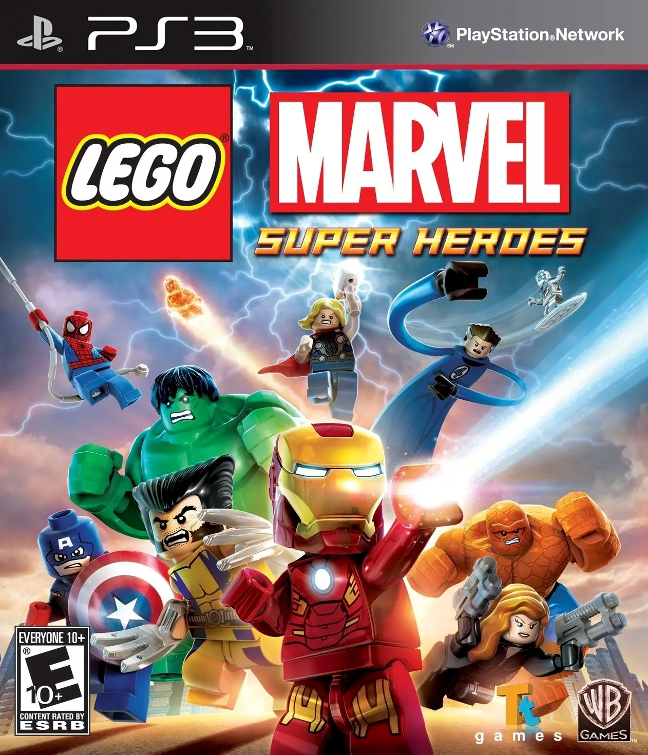 Capa de LEGO Marvel Super Heroes
