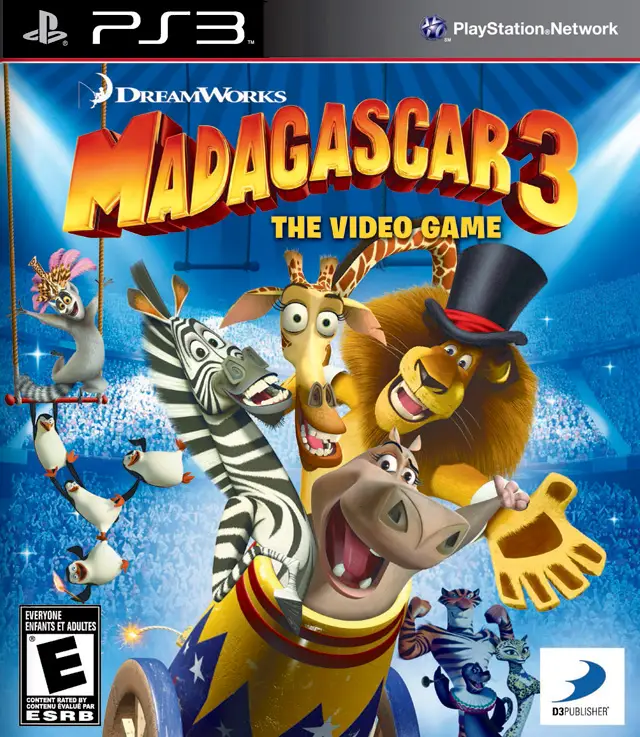 Capa de Madagascar 3: The Video Game