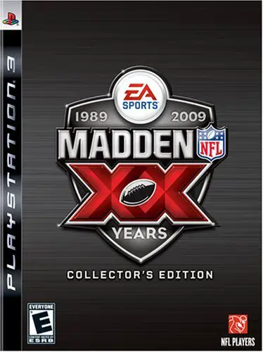 Capa de Madden NFL 09 [20th Anniversary Collector's Edition]