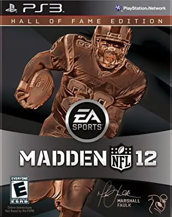 Capa de Madden NFL 12 [Hall of Fame Edition]