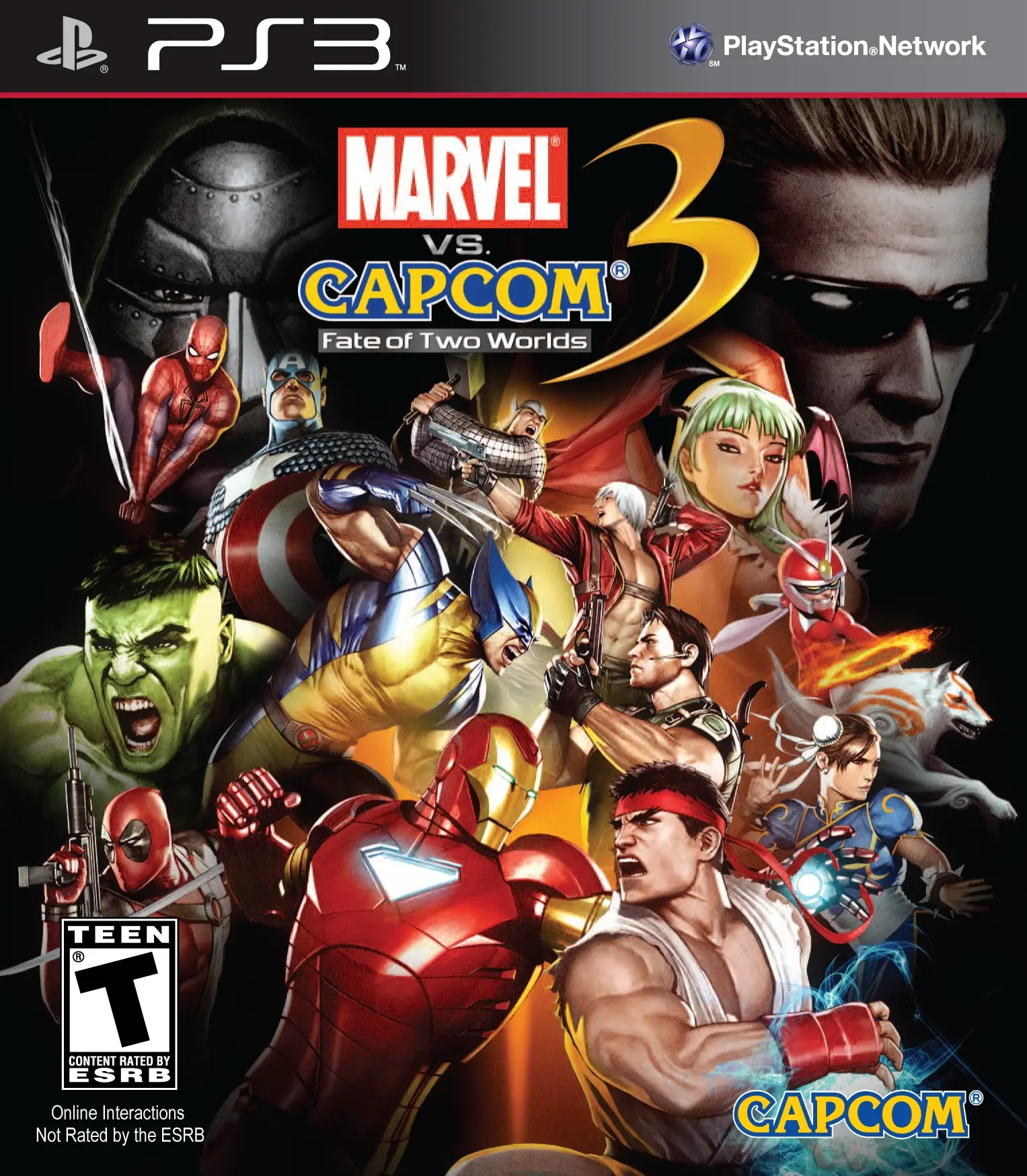 Capa de Marvel vs. Capcom 3: Fate of Two Worlds