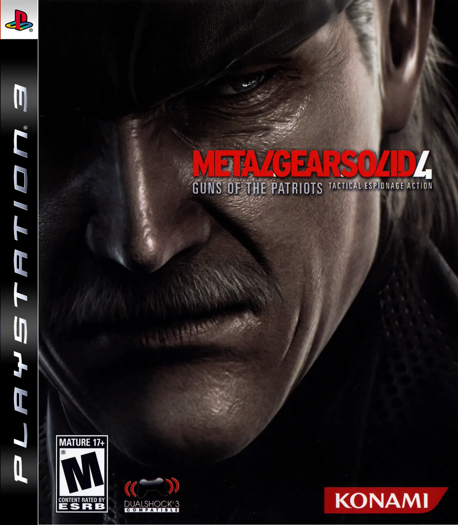 Capa de Metal Gear Solid 4: Guns of the Patriots