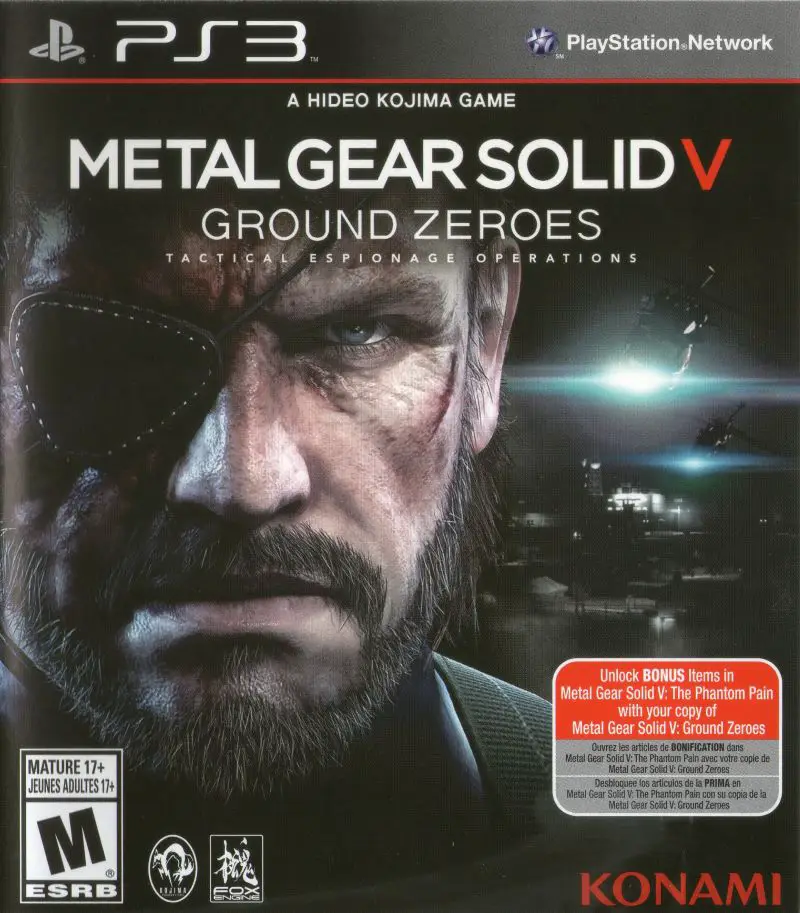 Capa de Metal Gear Solid V: Ground Zeroes