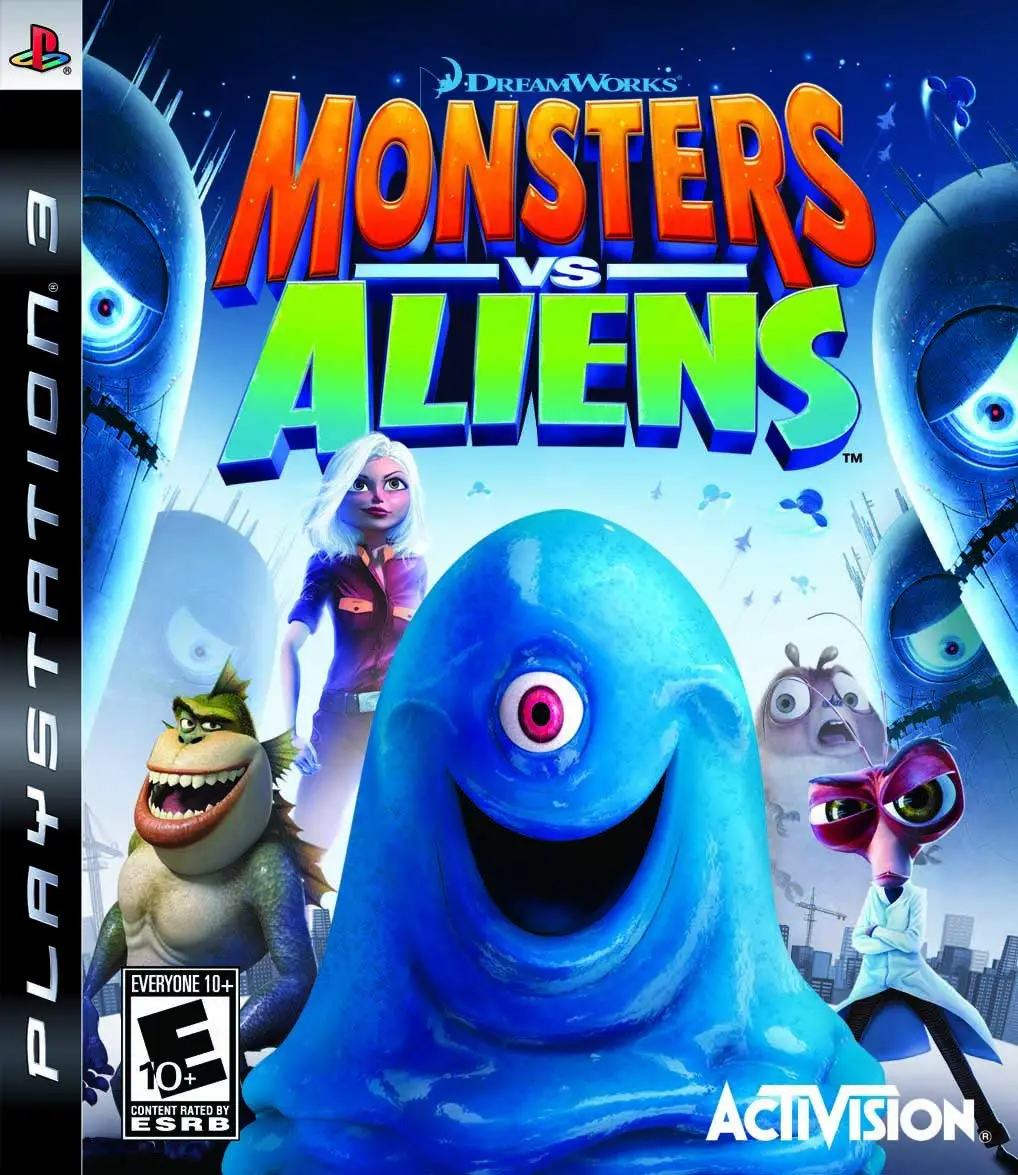 Capa de Monsters vs. Aliens
