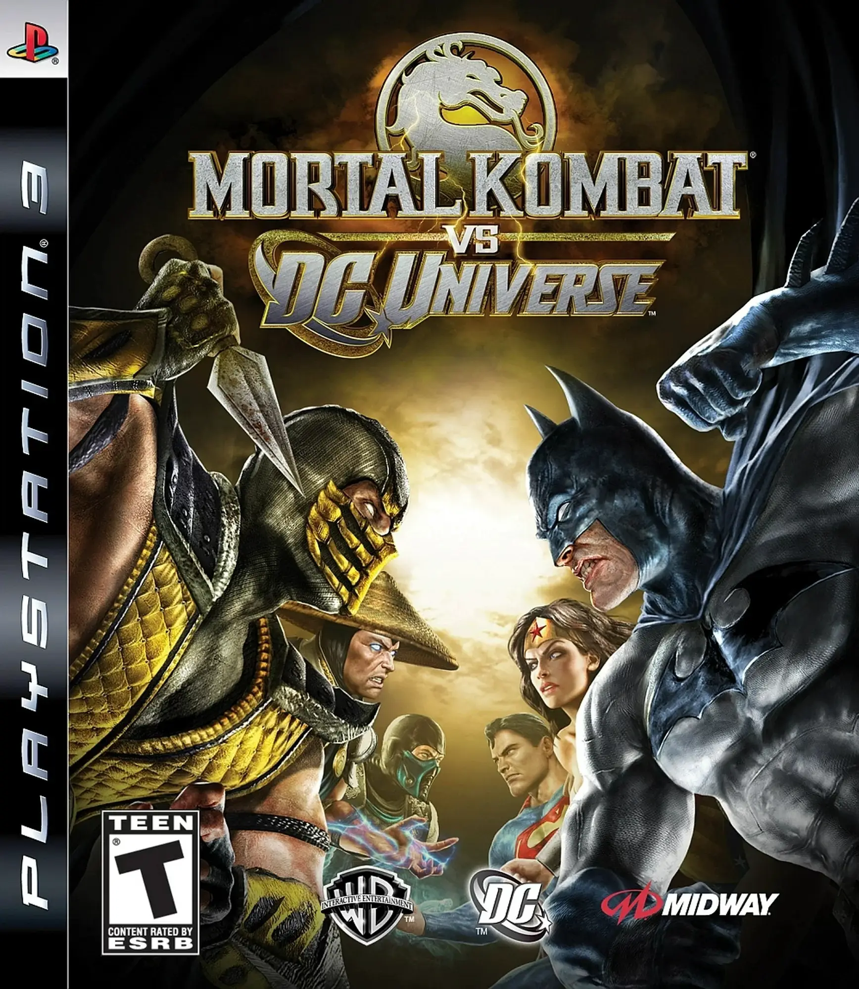 Capa de Mortal Kombat vs. DC Universe