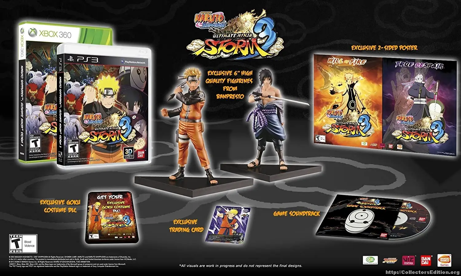 Capa de Naruto Shippuden Ultimate Ninja Storm 3 (Club Namco Edition)