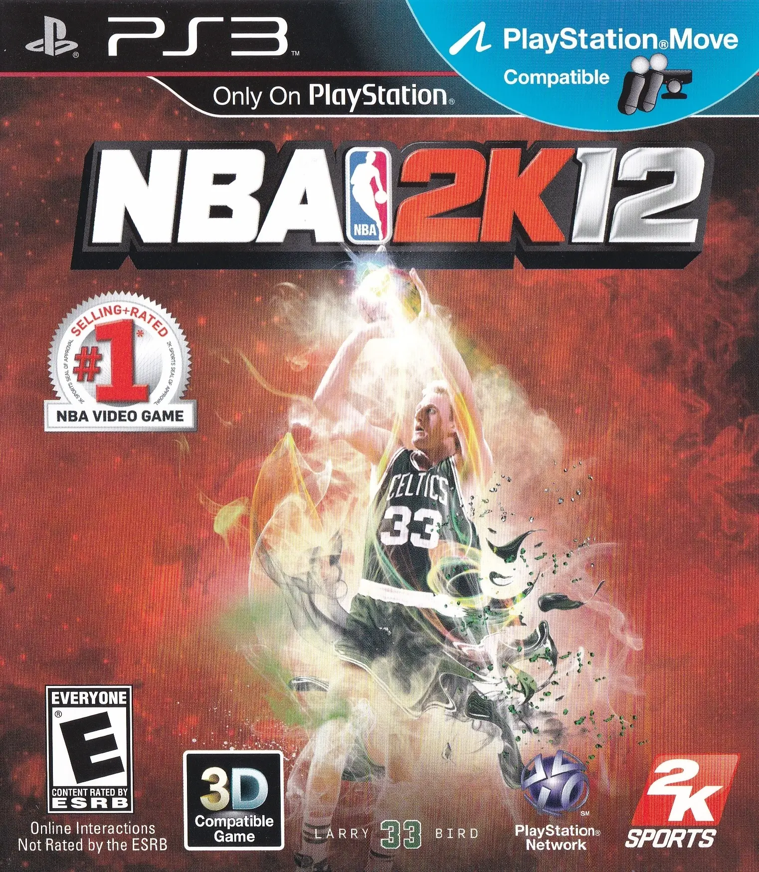 Capa de NBA 2K12 [Larry Bird]