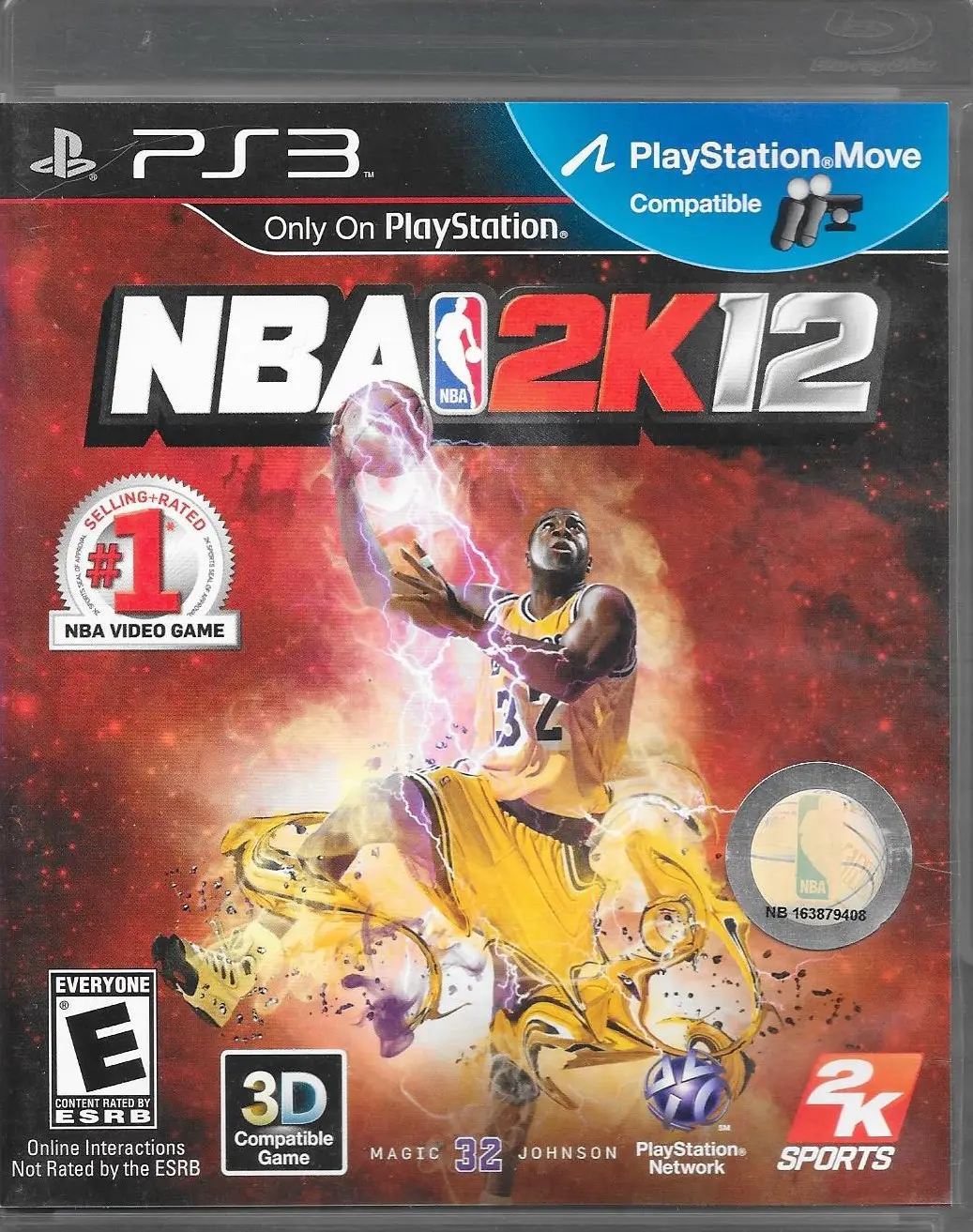 Capa de NBA 2K12 [Magic Johnson]