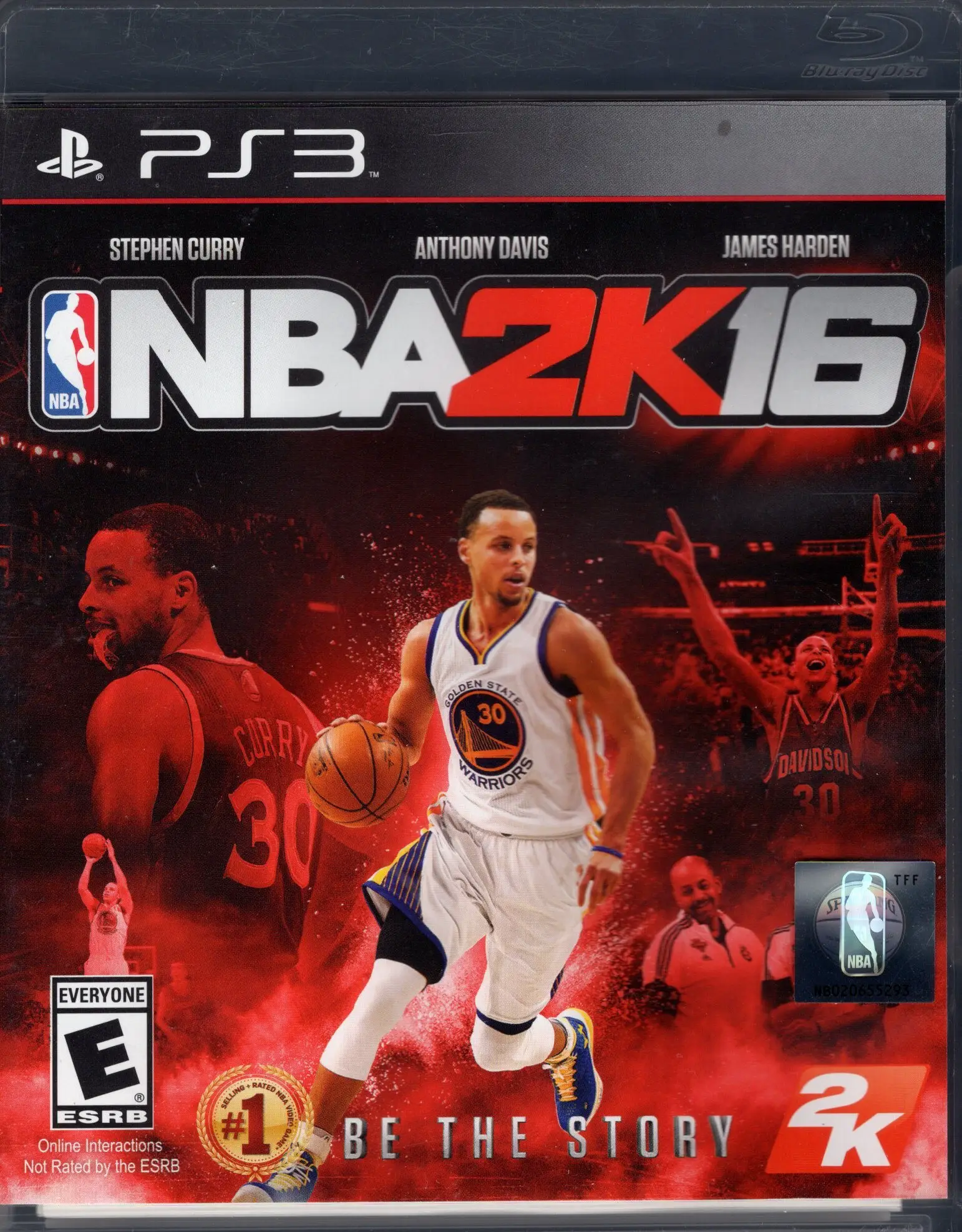Capa de NBA 2K16 [Steph Curry]