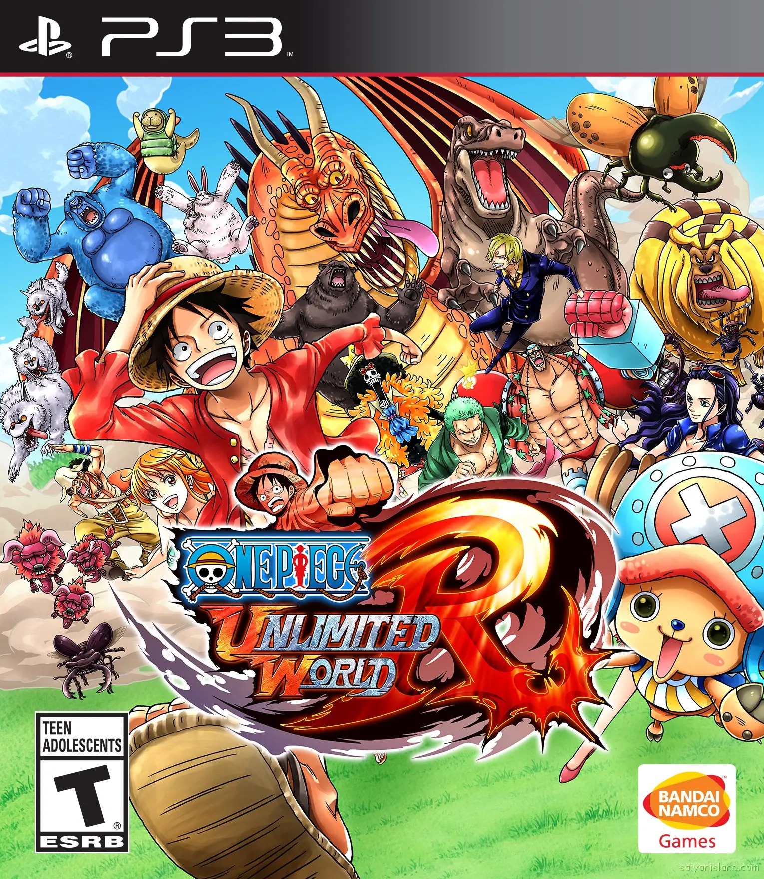 Capa de One Piece: Unlimited World Red