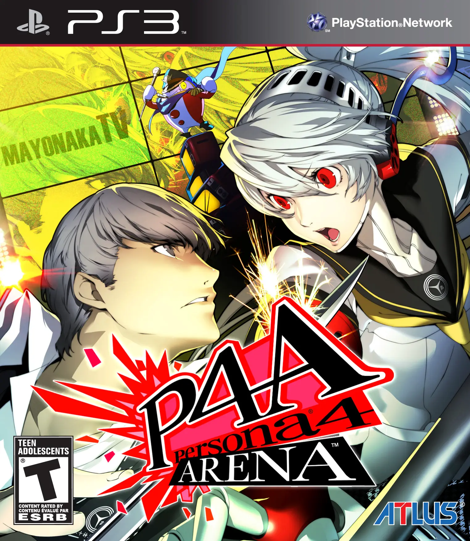 Capa de Persona 4 Arena